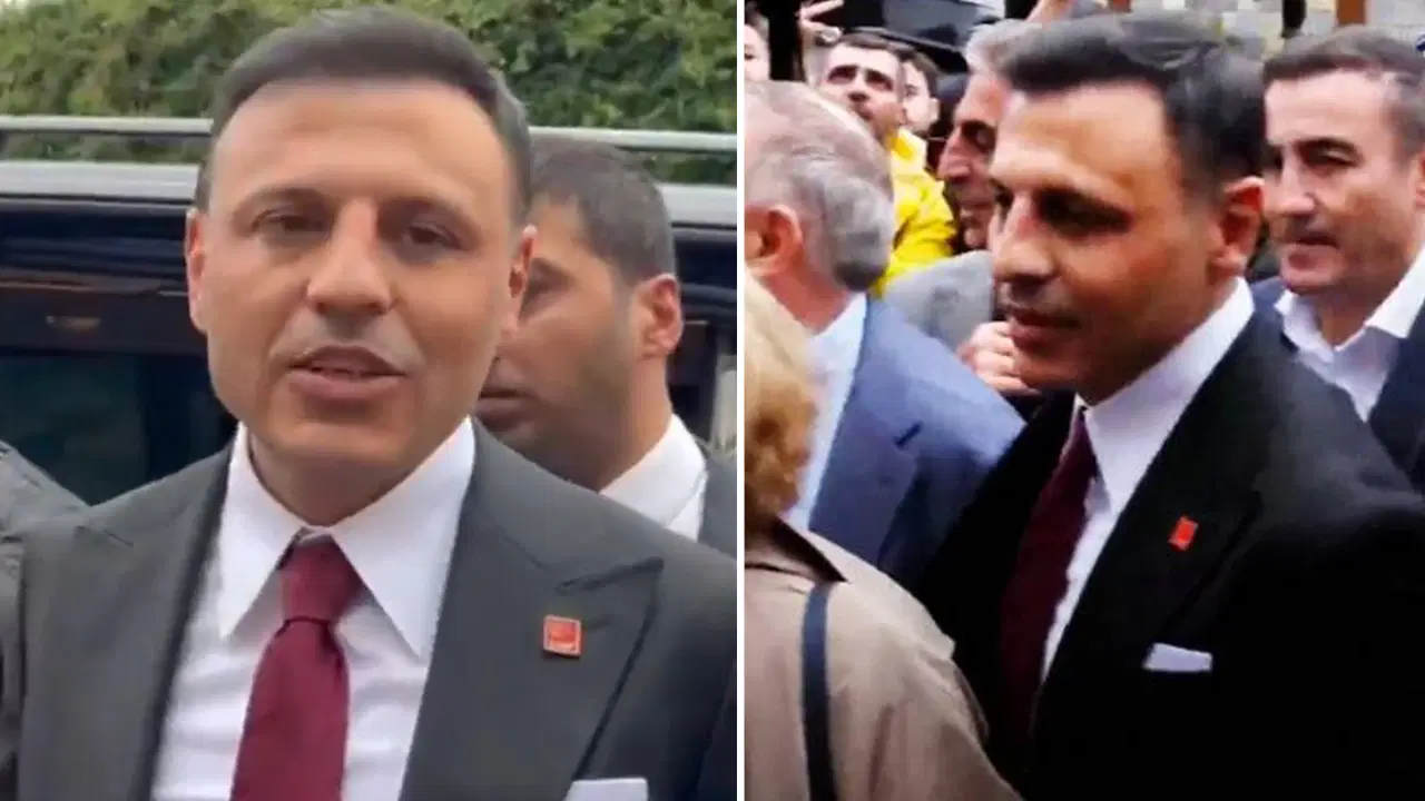 yeniden chp istanbul il baskani secilmisti ozgur celik mazbatasini almak uzere sariyerde HF9lbBUO