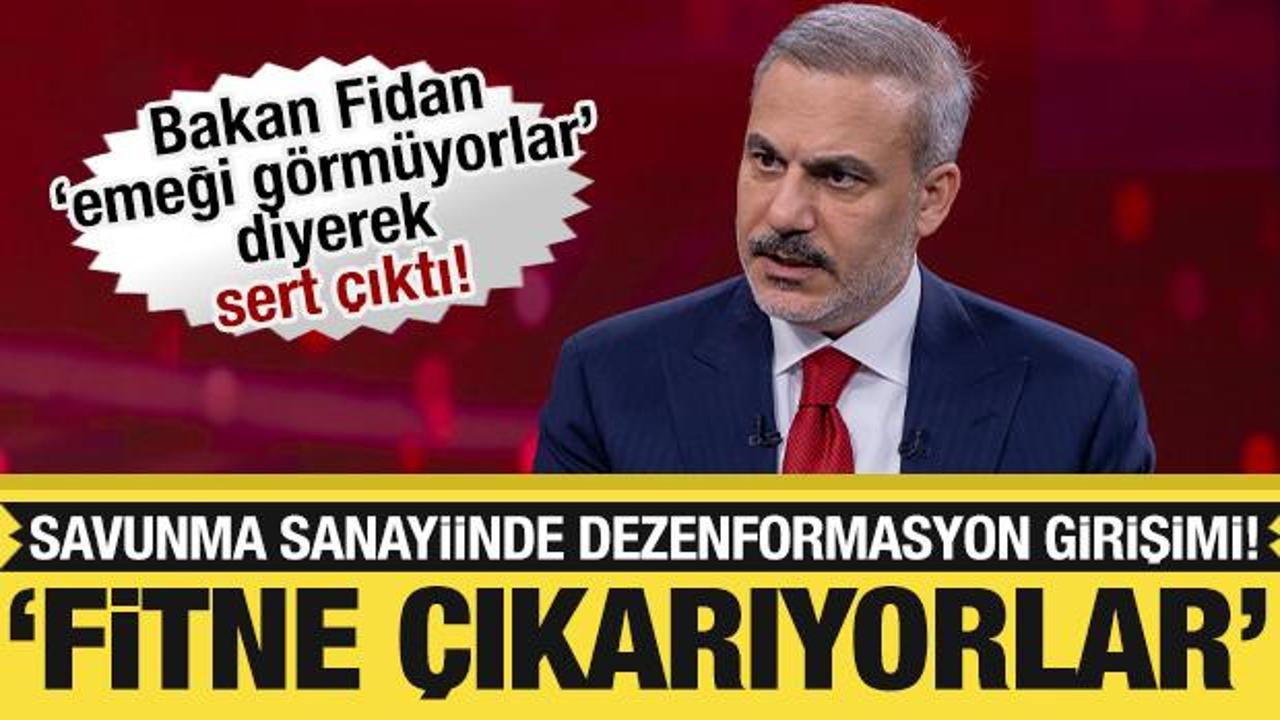 bakan fidan sert cikti savunmadaki emegi gormeyenler fitne cikariyor LD4Jf3tp