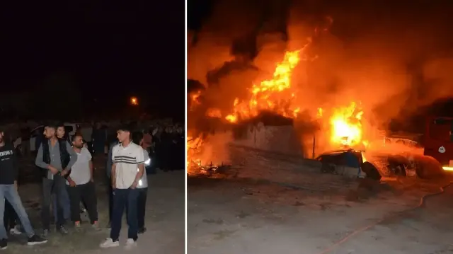 ekmek yaptiklari tandirdan yukselen alevler mustemilat ve iki eve sicradi TNBmWyHV