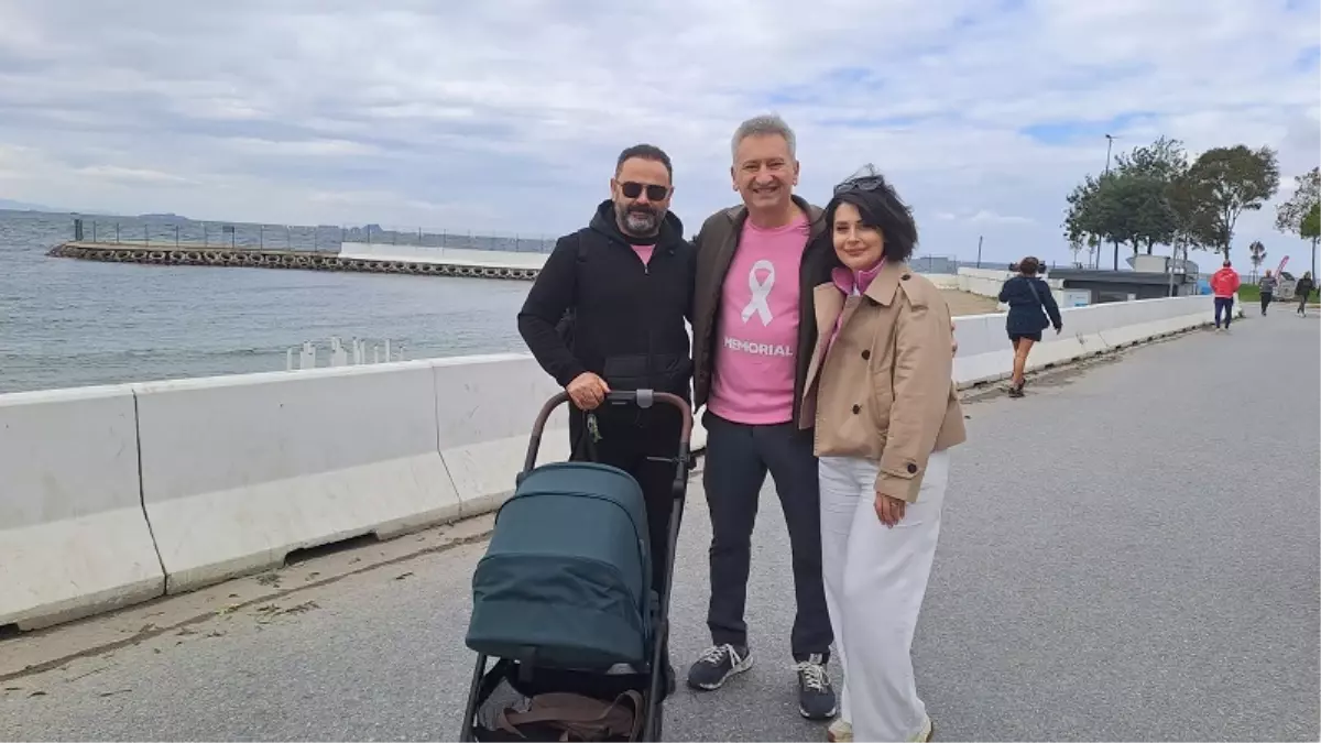 meme kanserini yendi anne oldu bebegiyle pembe farkindalik yuruyusune katildi 1Uib8tn6